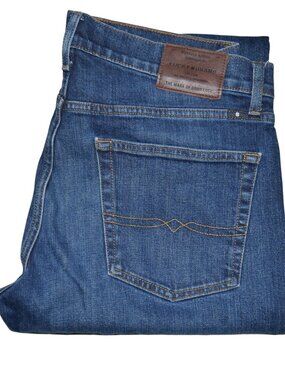 Lucky Brand 221 Straight Leg Jeans Men's Size 36x32 Stretch Dark Wash